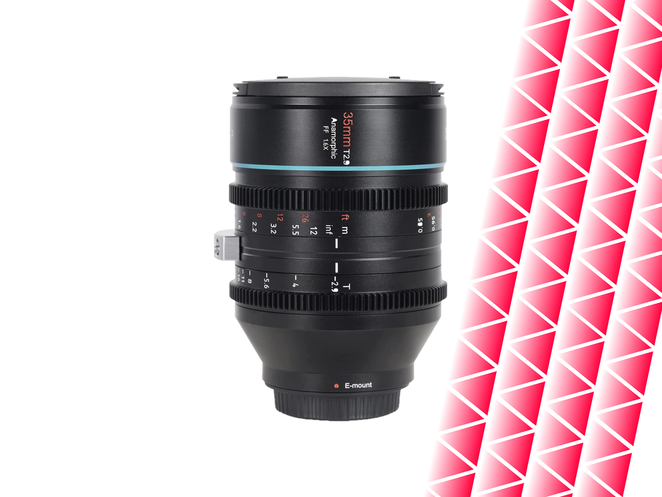 Sirui 35mm t2.9 1.6x full-frame anamorphic lens (e mount) + diopter set