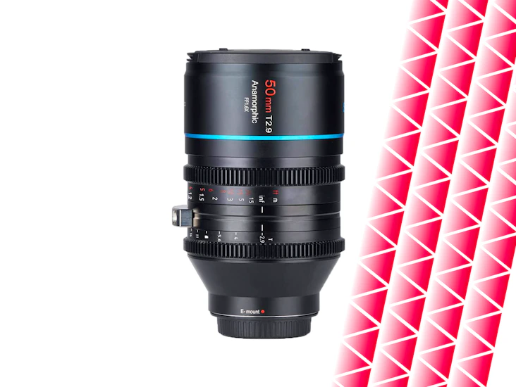 Sirui 50mm t2.9 1.6x full-frame anamorphic lens (e mount) + diopter set