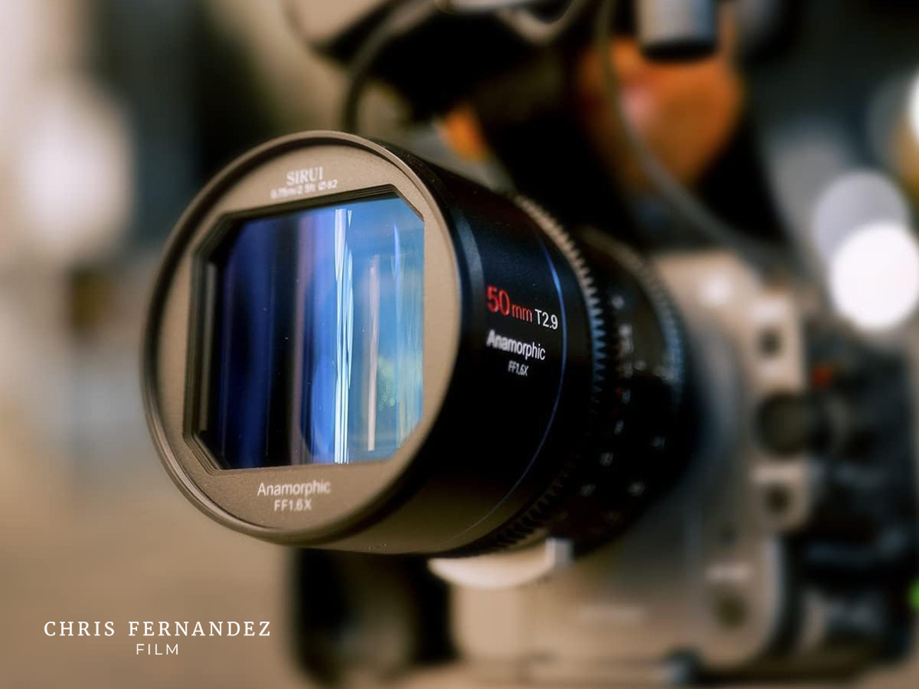 Sirui 50mm t2.9 1.6x full-frame anamorphic lens (e mount)