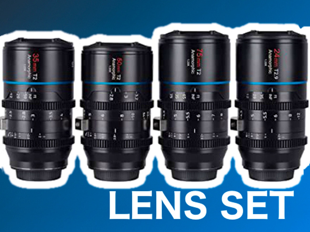 Sirui Anamorphic Lens Kit Rent **SIRUI ANAMORPHIC LENS KIT** From