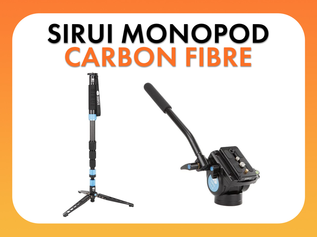Sirui carbon fibre monopod