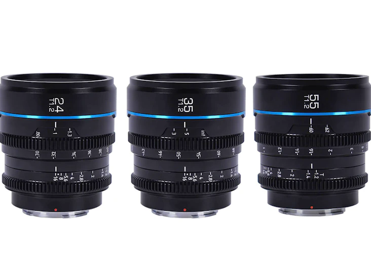 Sirui nightwalker t1.2 s35 cine lens m43/mft set