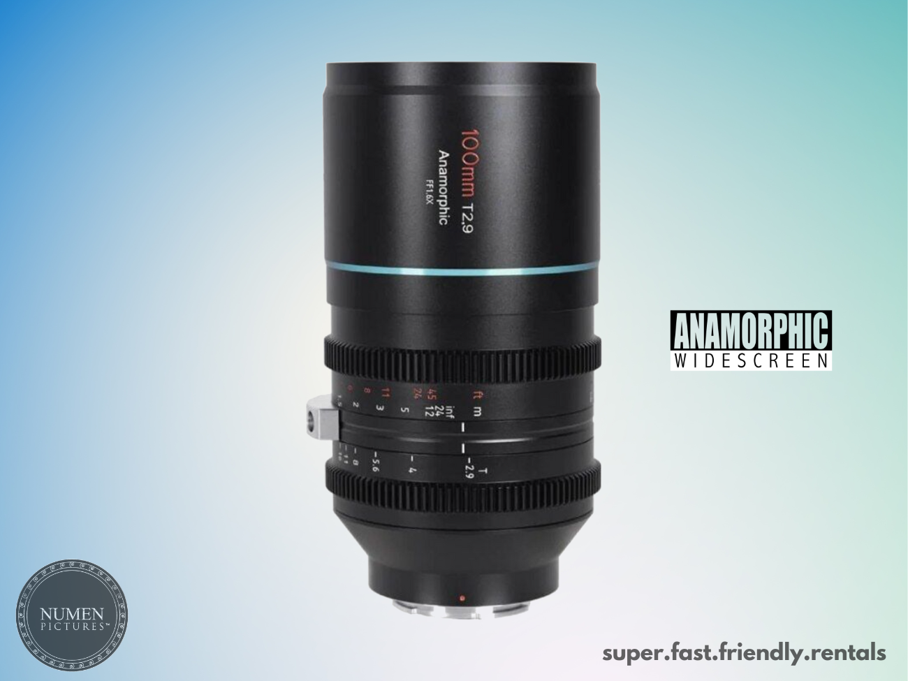 Sirui venus 100mm anamorphic full frame e mount