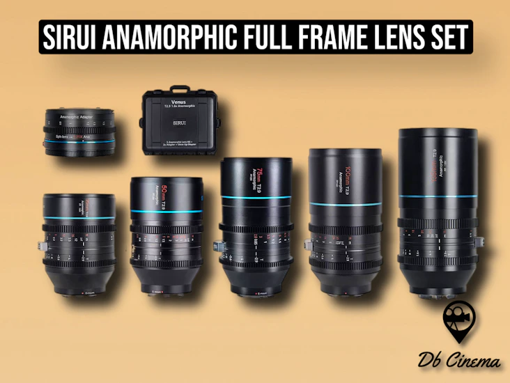 Sirui venus lens set 1.66x anamorphic cine e/ef/pl