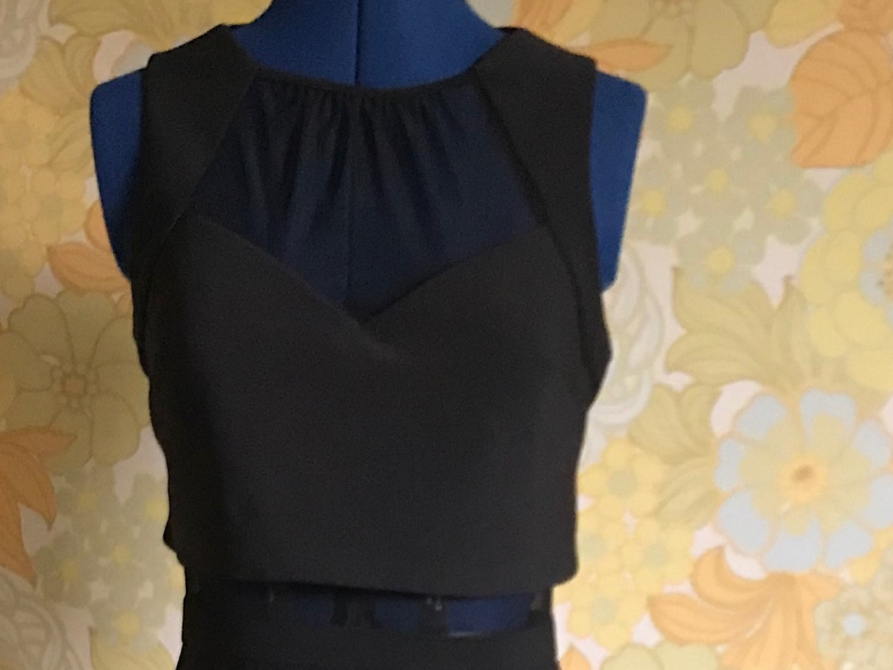 Size 10 black evening cocktail dress