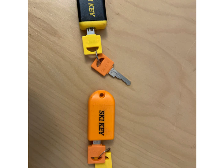 Ski and snowboard rack locks