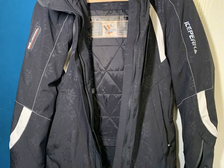 Ski jacket for female size uk 10, brand icepeak