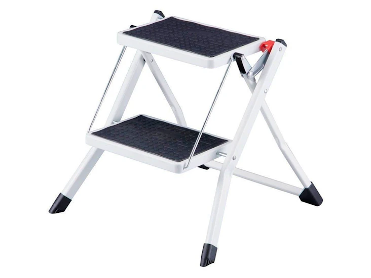 Skinny mini folding step-stool