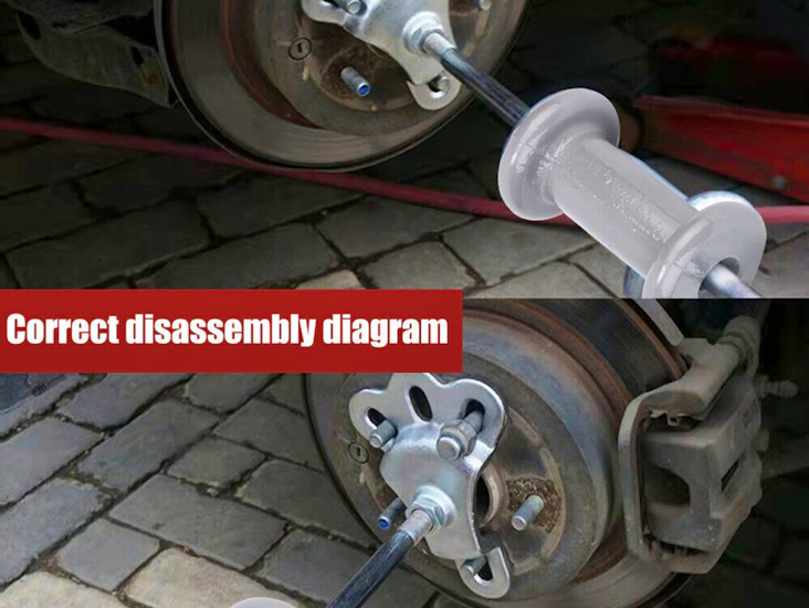 Slide hammer hub/axle/bearing/pulley puller tool kit