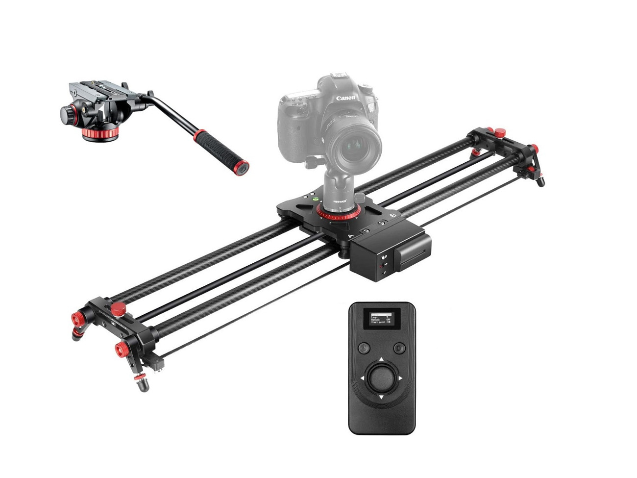 Slider motorized - carbon slider 800mm manfrotto video head
