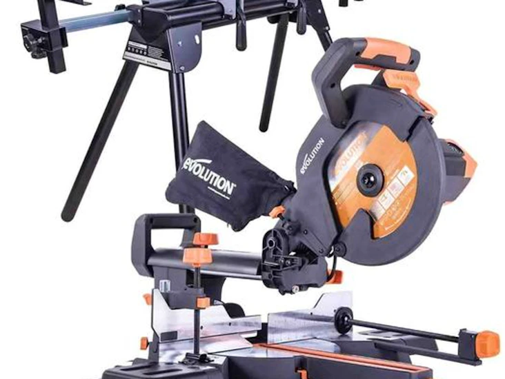 Sliding compound mitre saw (chop saw) and stand