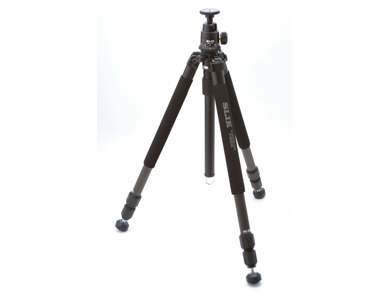 Slik 813fa carbon fibre tripod with manfrotto 3 way head
