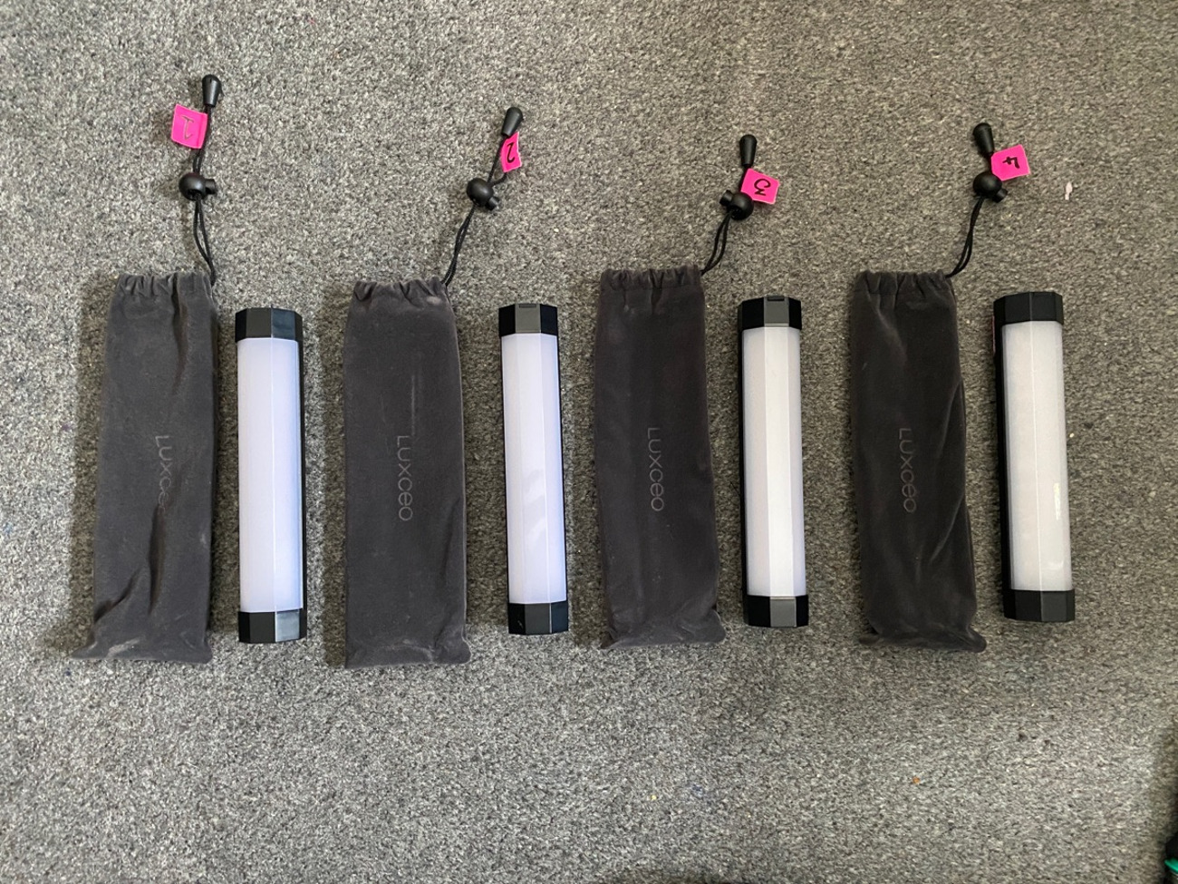 Small rgb lights x4