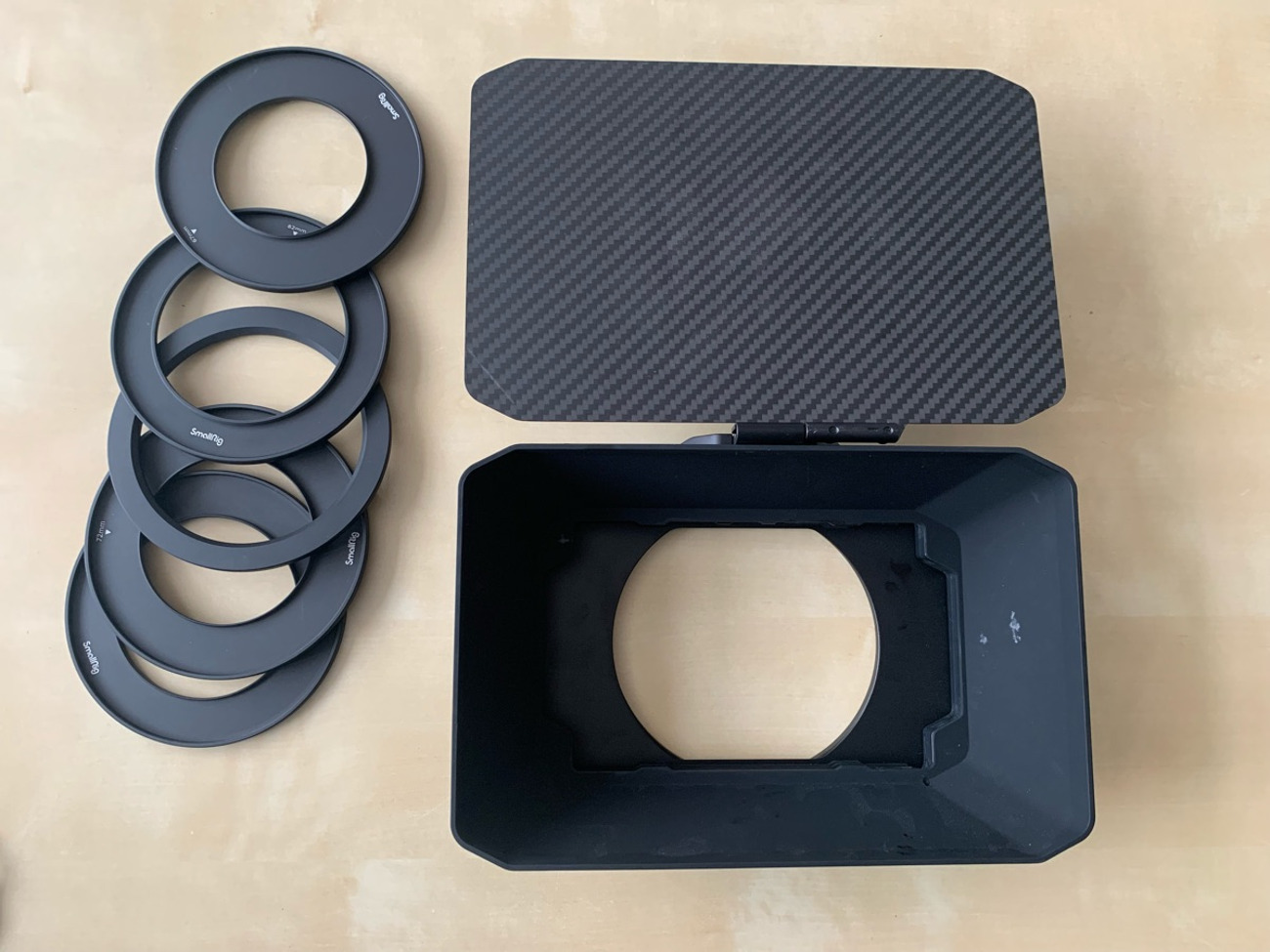 Small rig lightweight matte box 