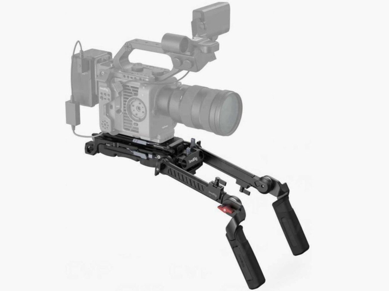 Small rig shoulder mount & shape telescopic handles