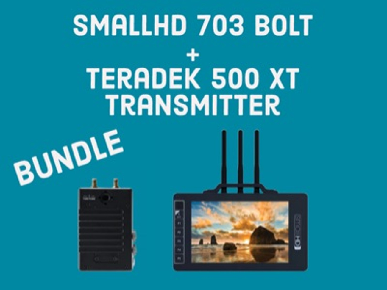 Smallhd 703 bolt + teradek 500xt wireless director’s monitor bundle