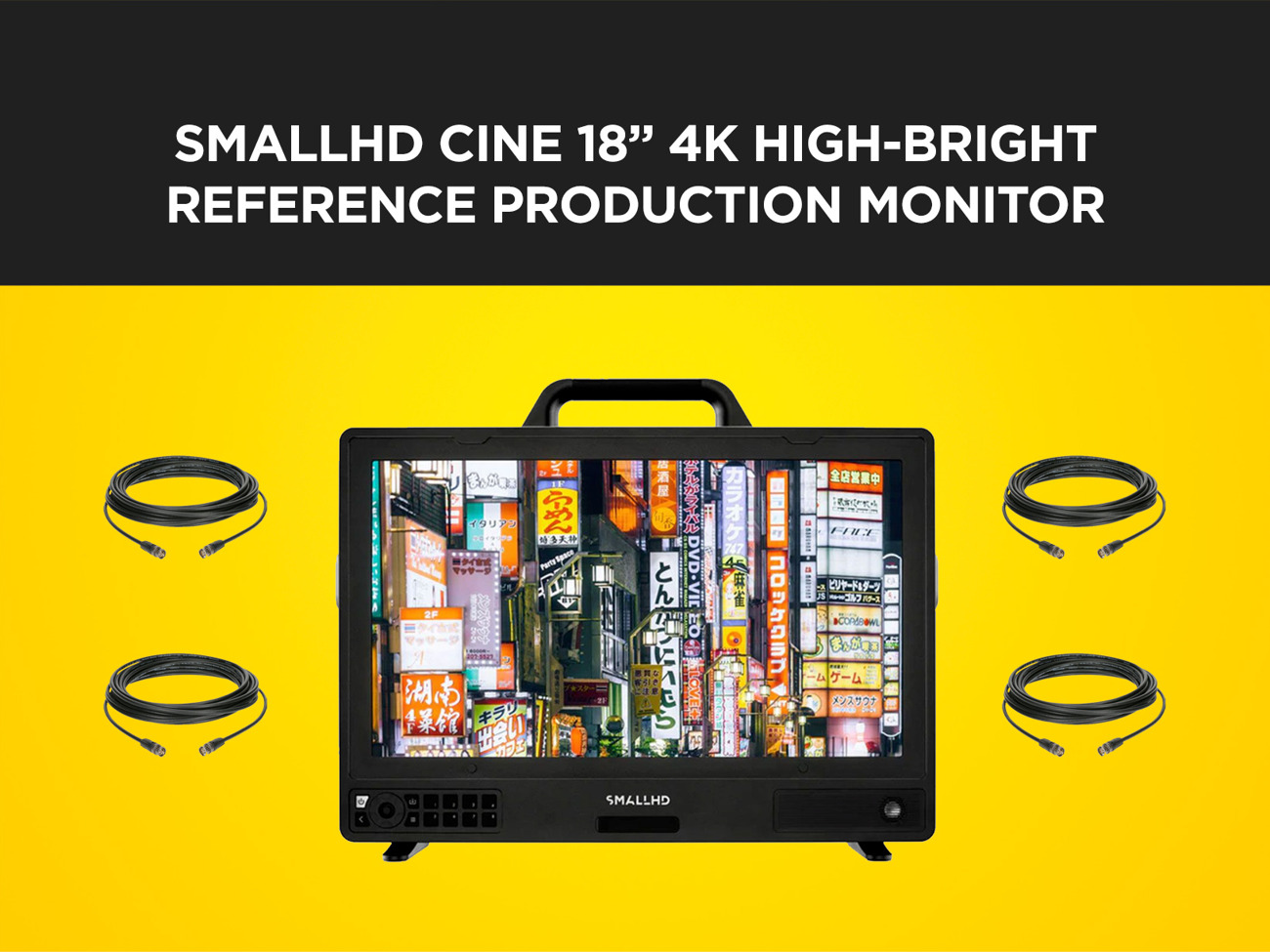 Smallhd cine 18" 4k high-bright production reference monitor
