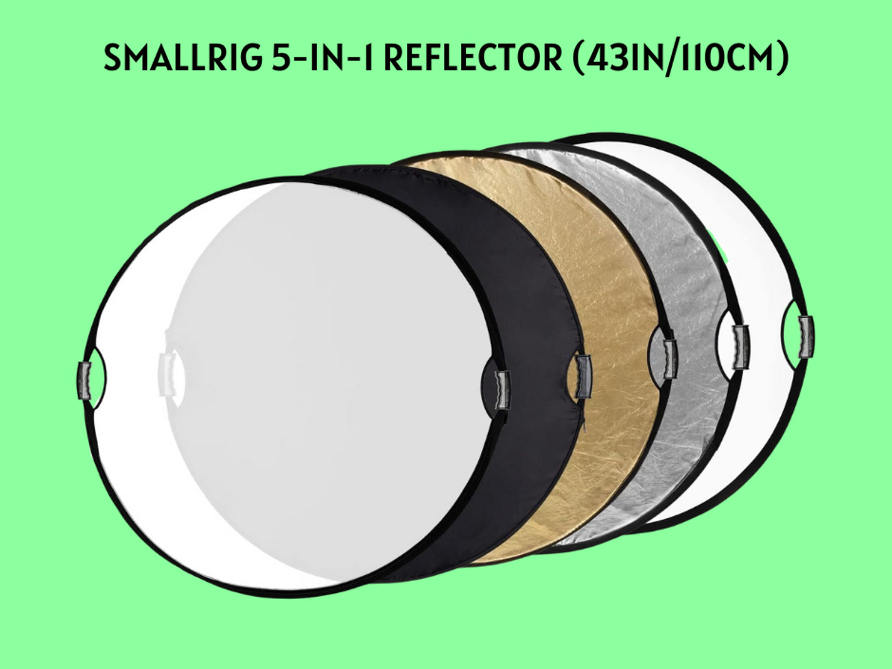 Smallrig 5-in-1 collapsible reflector (43in/110cm)