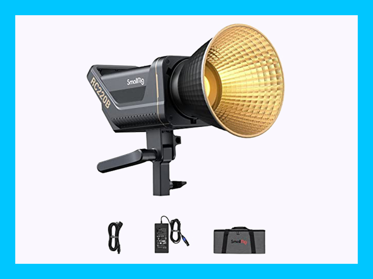 Smallrig rc 220b 220w bi-color video light 2700k-6500k