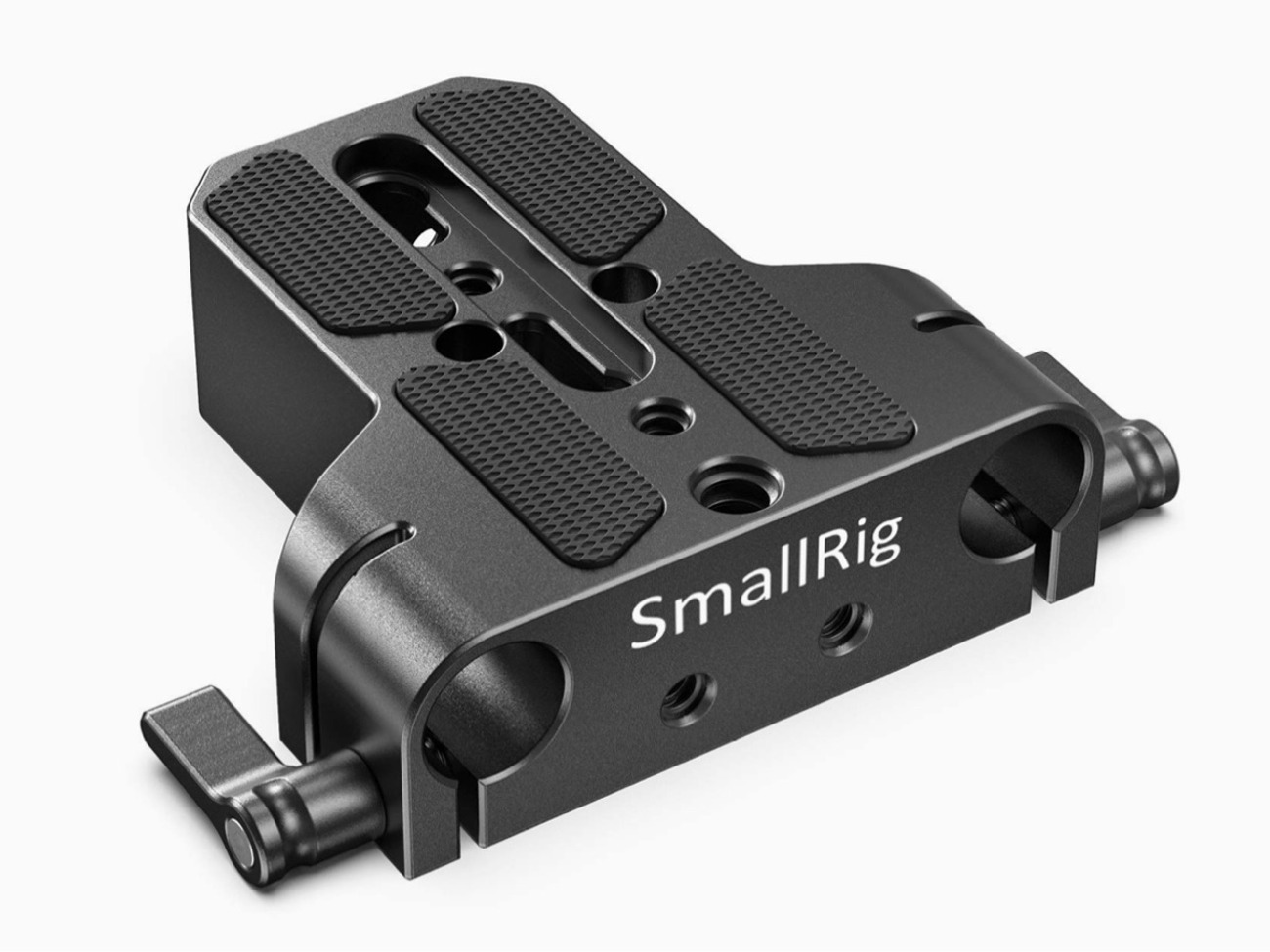 Smallrig universal base plate with 15mm rod rail clamp