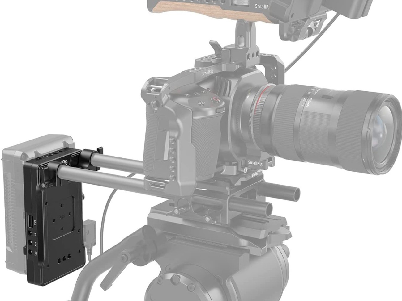 Smallrig v mount battery adapter plate