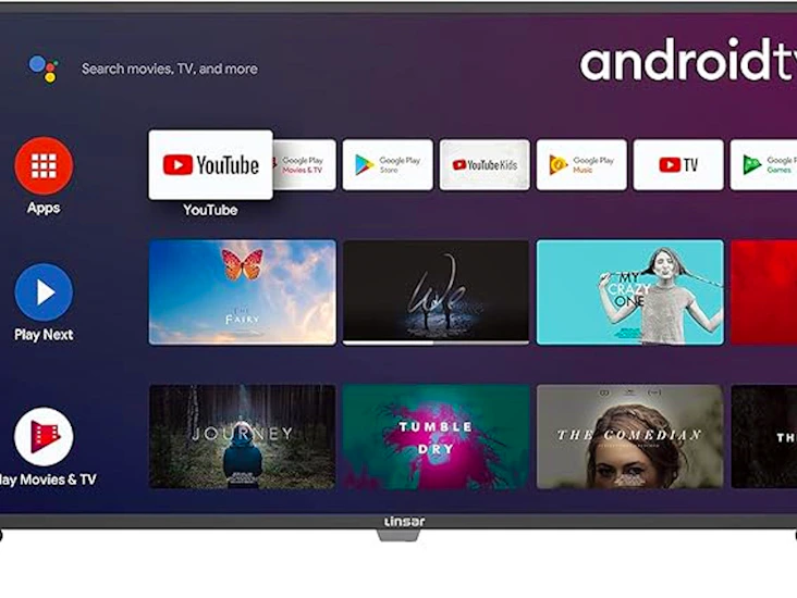 Smart android tv bauhn 43 inch 4k uhd black (2022 model)
