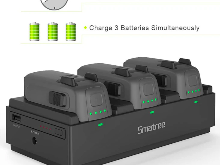 Smatree portable charging station dji spark