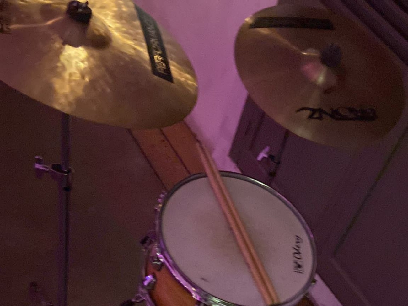 Snare and cymbals request