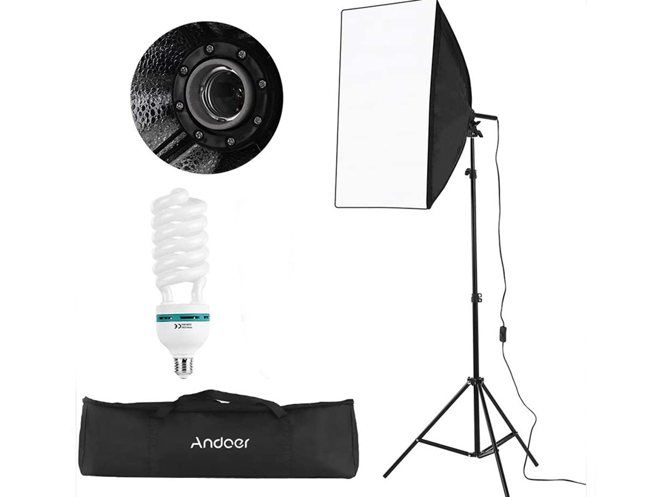 Soft box lighting kit studio photography with stands