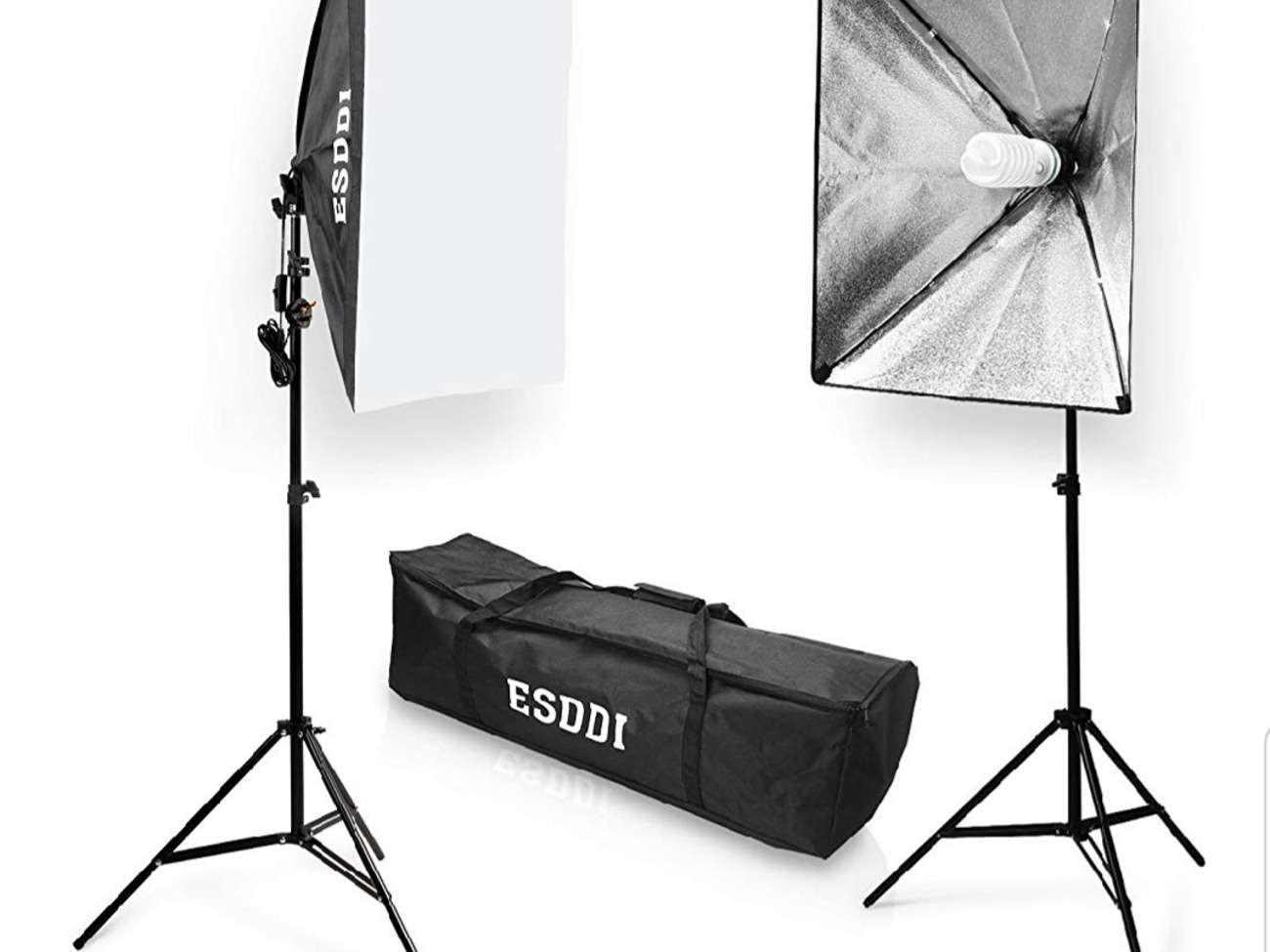 Softbox studio lights 800w with 5500k soft lighting kit, con