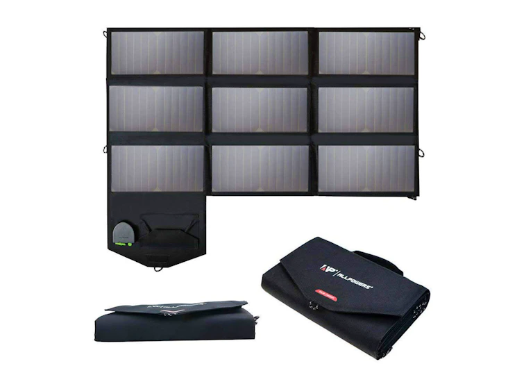 Solar charger, 60w foldable charger usb laptop phone