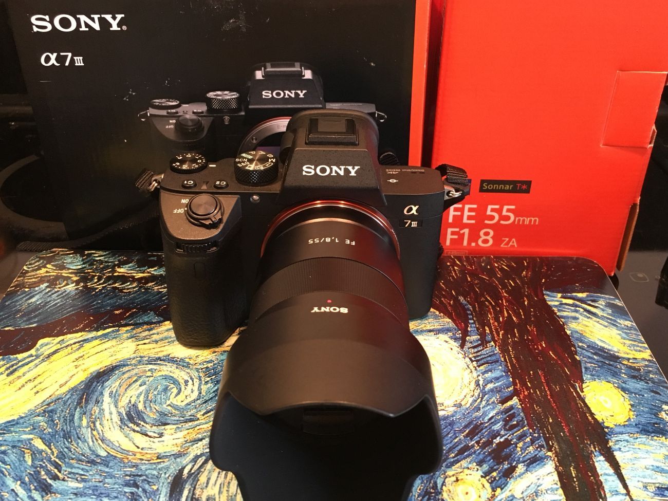 Rent Sony A7III A73 with Sony 55 Zeiss F1.8 with 128GB SD Card