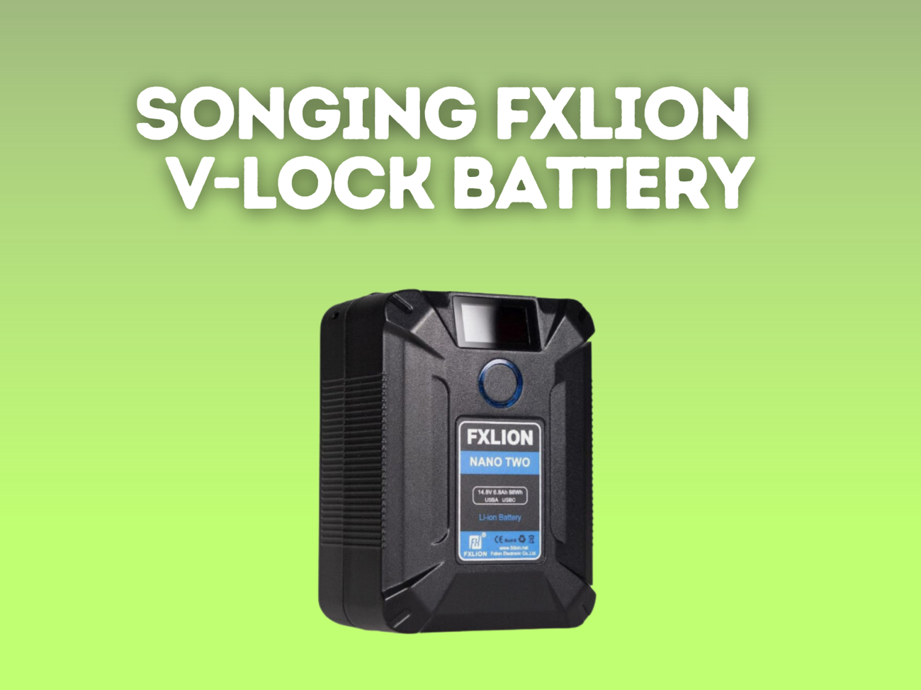 Songing fxlion 98wh v-mount v-lock battery - d-tap