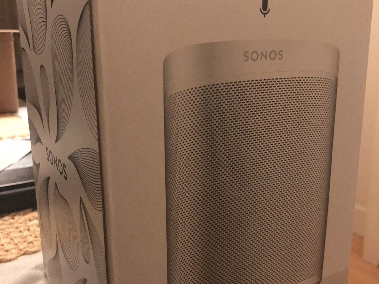 Sonos one speaker with alexa voice control