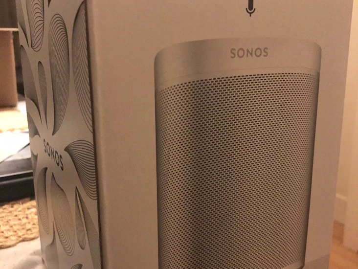 Sonos one speaker with alexa voice control