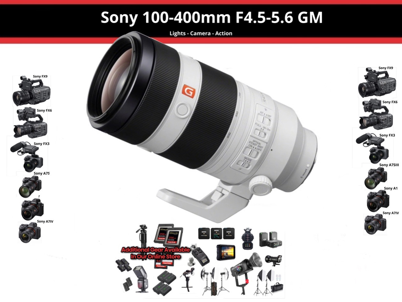 Sony 100-400mm f4.5-5.6 gm oss