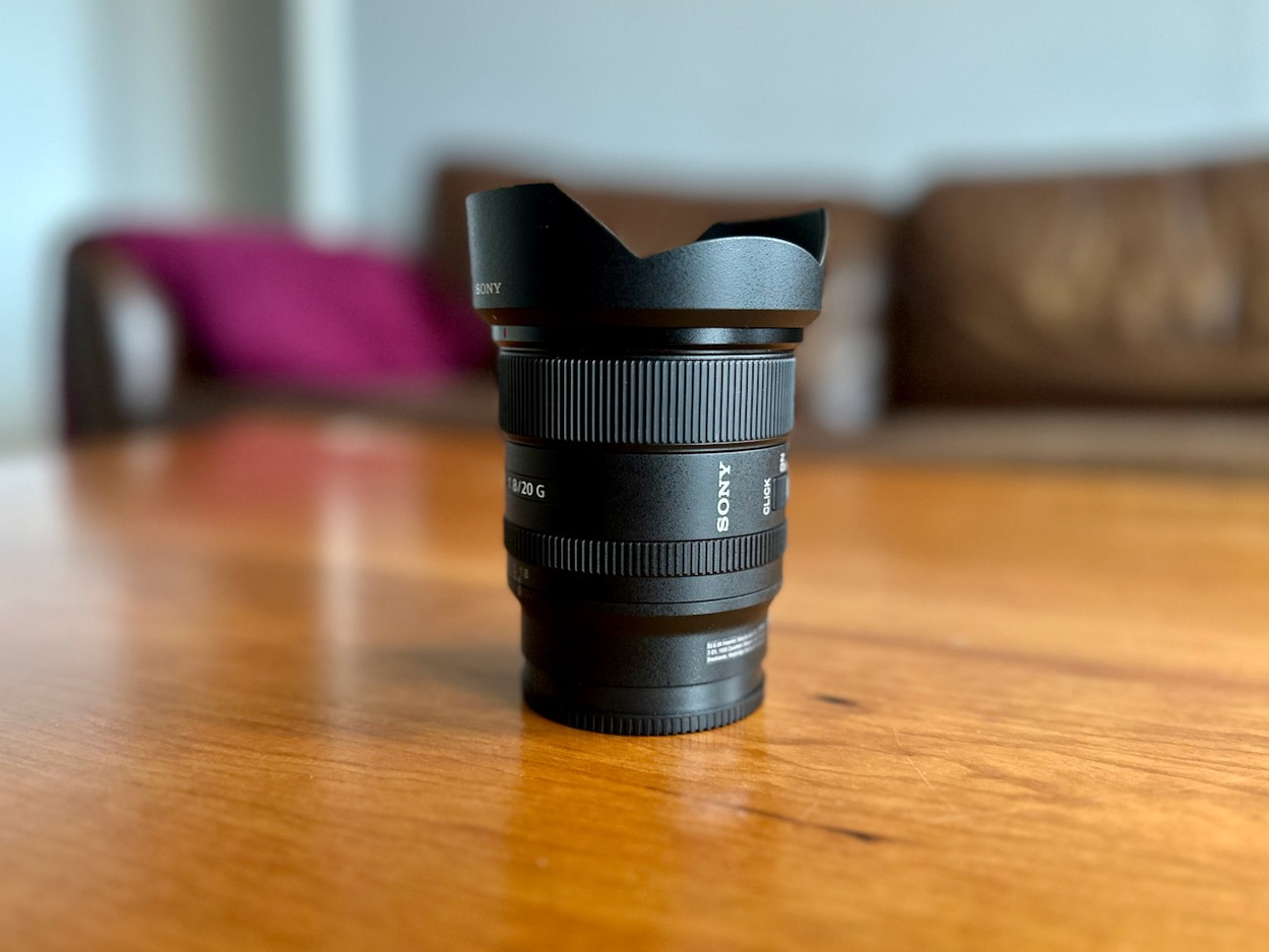 Sony 20mm f/1.8 g lens 