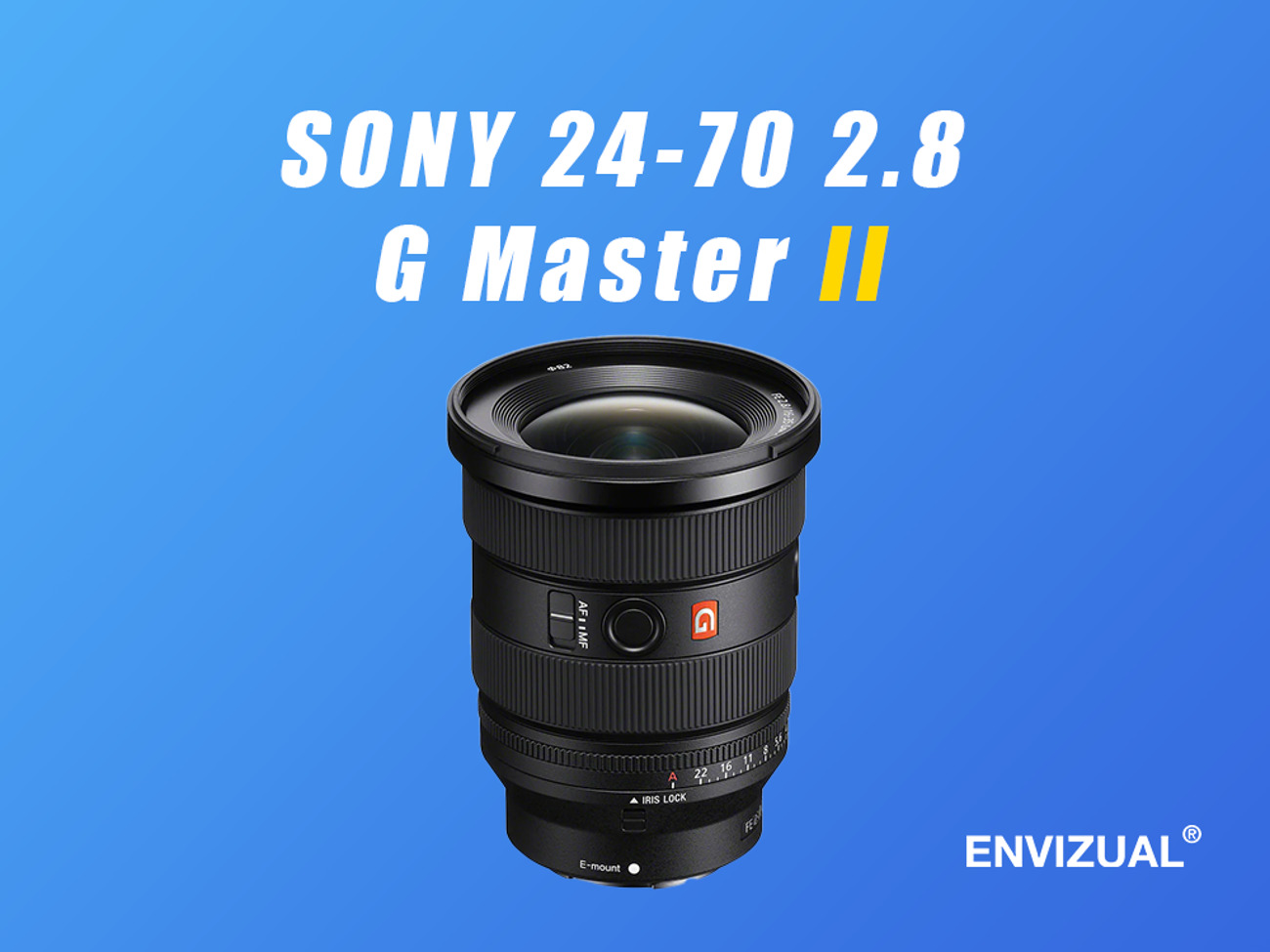 Sony 24-70mm f/2.8 gm ii g master 2 lens - sony 24 - 70 mm 2.8 g