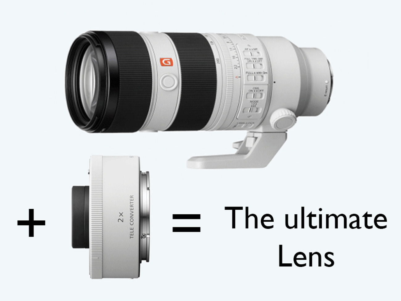 Sony 70-200 mm gm mk ii f2.8 with 2x teleconverter  making it 140-400mm f5.6