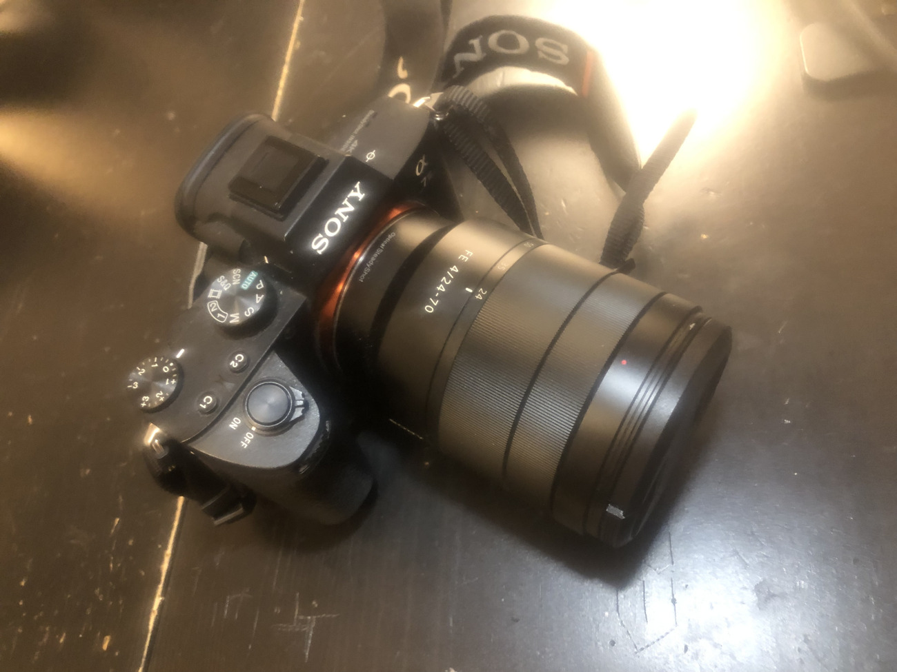 Sony a7 iii with zeiss fe4/24-70 lens.