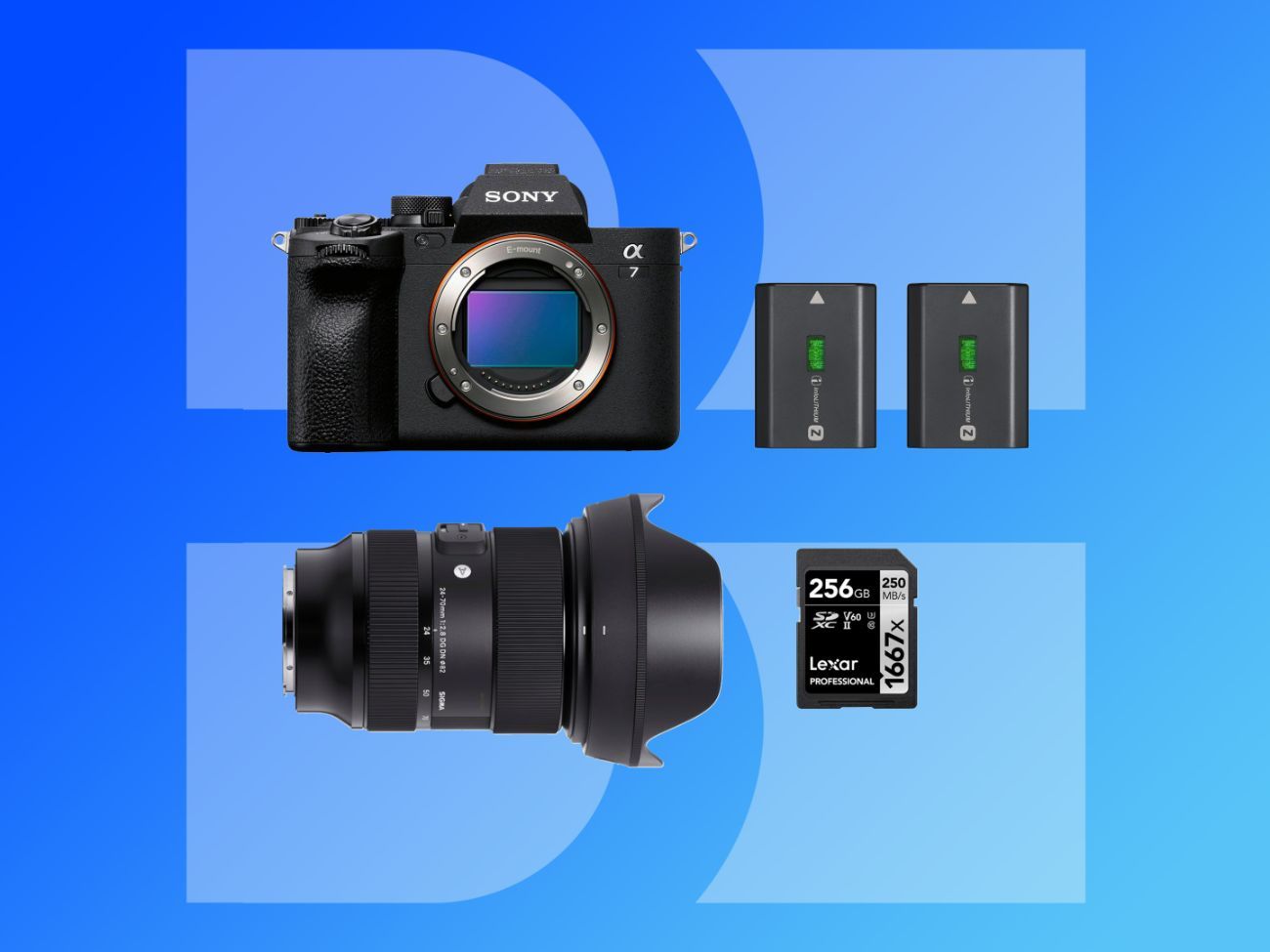 Sony a7 iv digital mirrorless photo camera + 24-70 f2.8