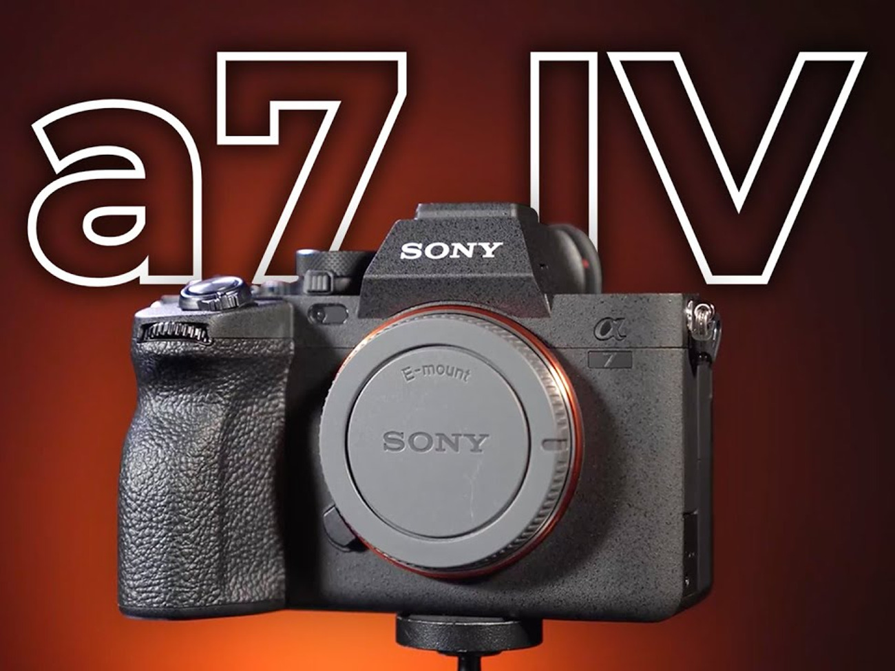 Sony a7 iv mirrorless camera
