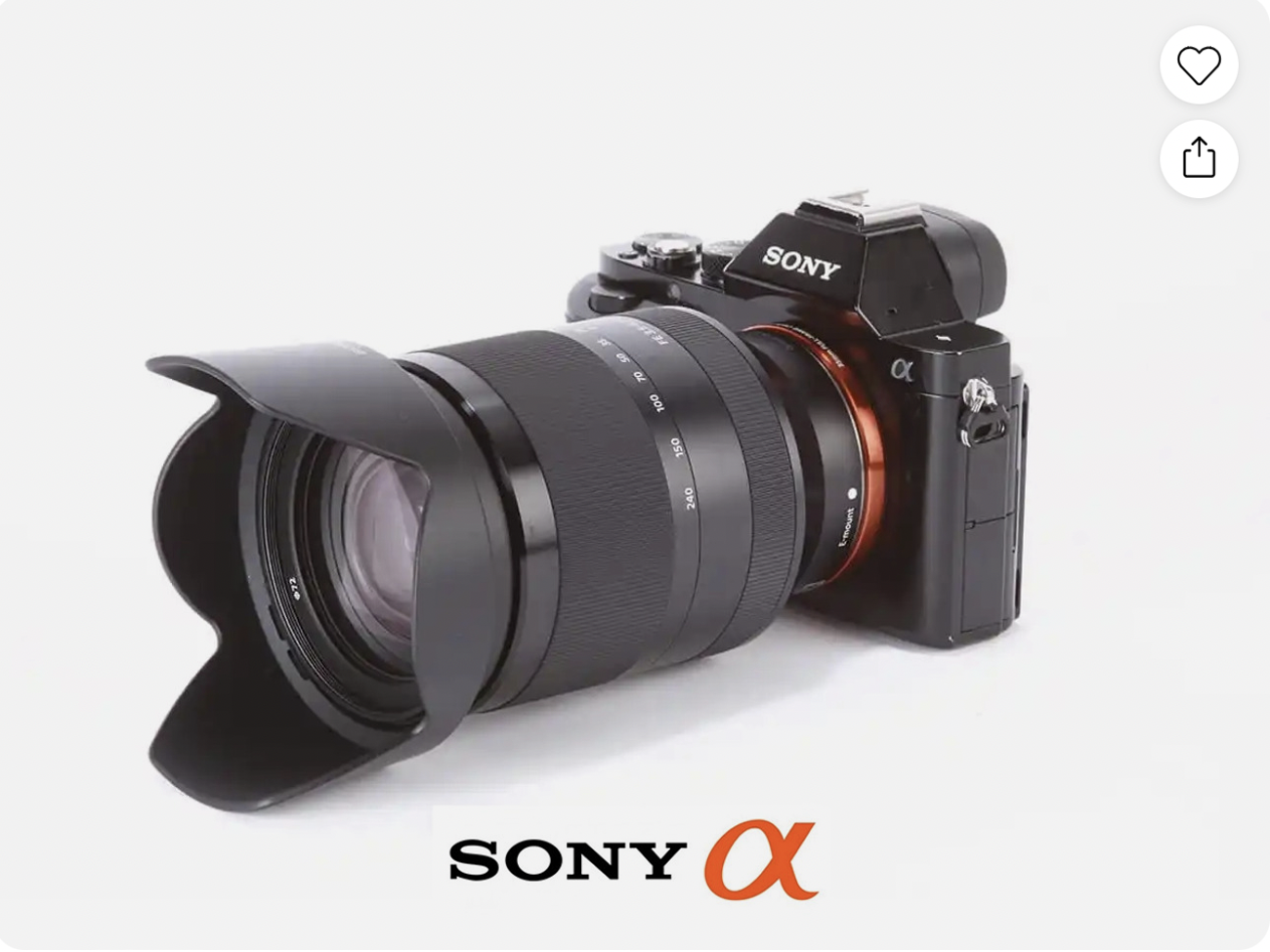 Sony a73 + sony fe 24-240mm zoom lens + rode video microphone