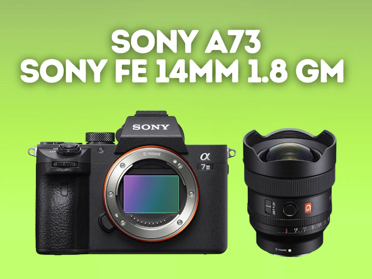 Sony a73 iii + sony fe 14mm f/1.8 gm lens