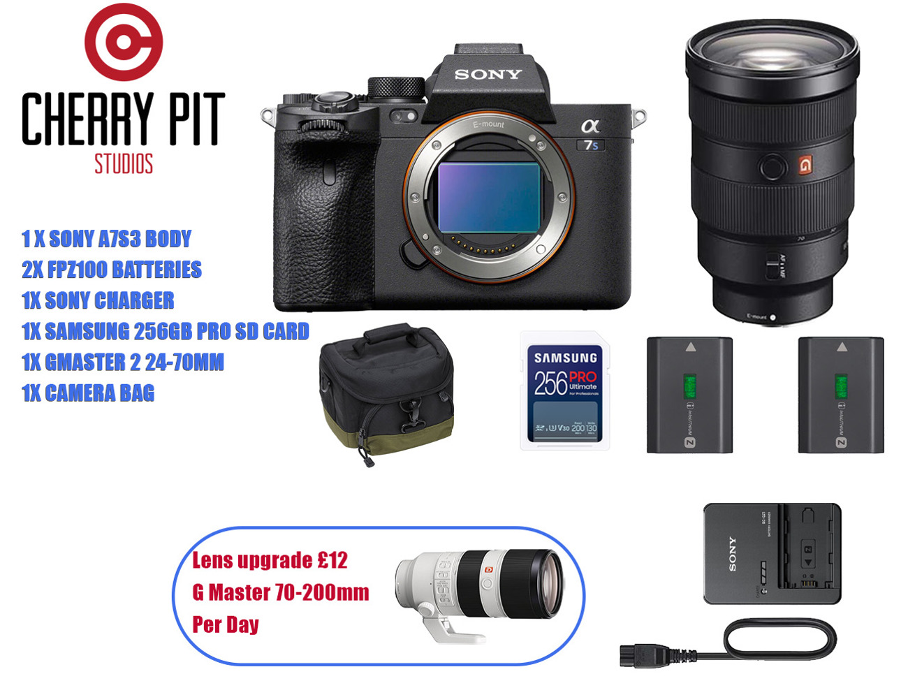 Sony a7s3 + 24-70mm f2.8 gmaster ii plus combo