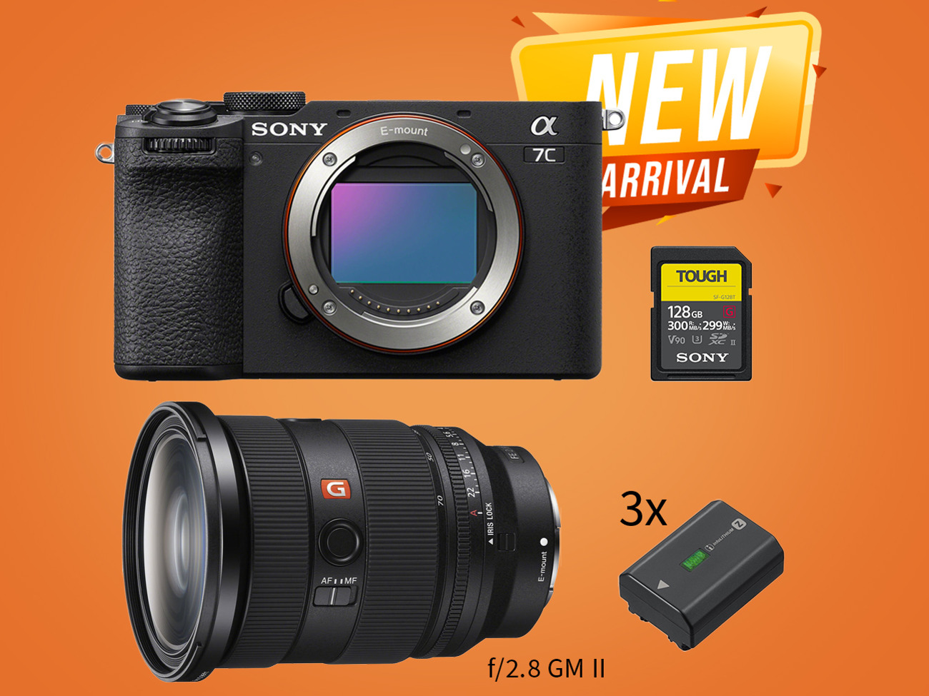 Sony a7c ii camera + 24-70mm gm ii lens
