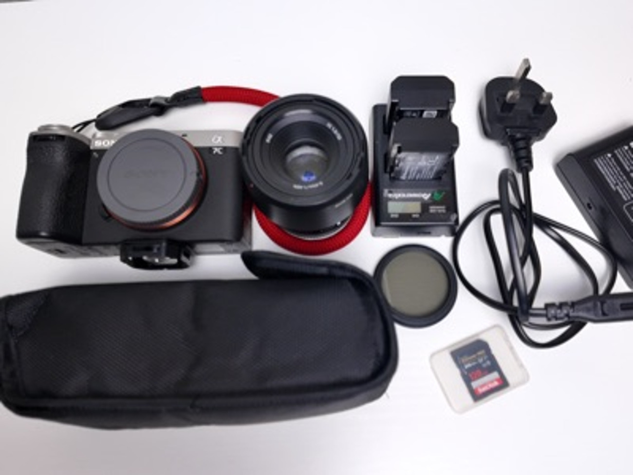 Sony a7cii camera with 50mm lense