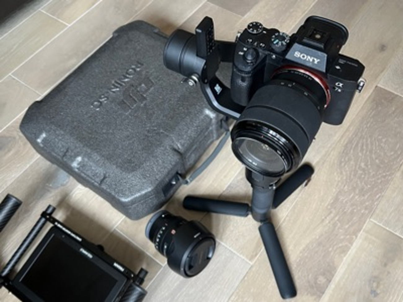 Sony a7iii + 24mm gm lens + drone +others (shoot day combo2)