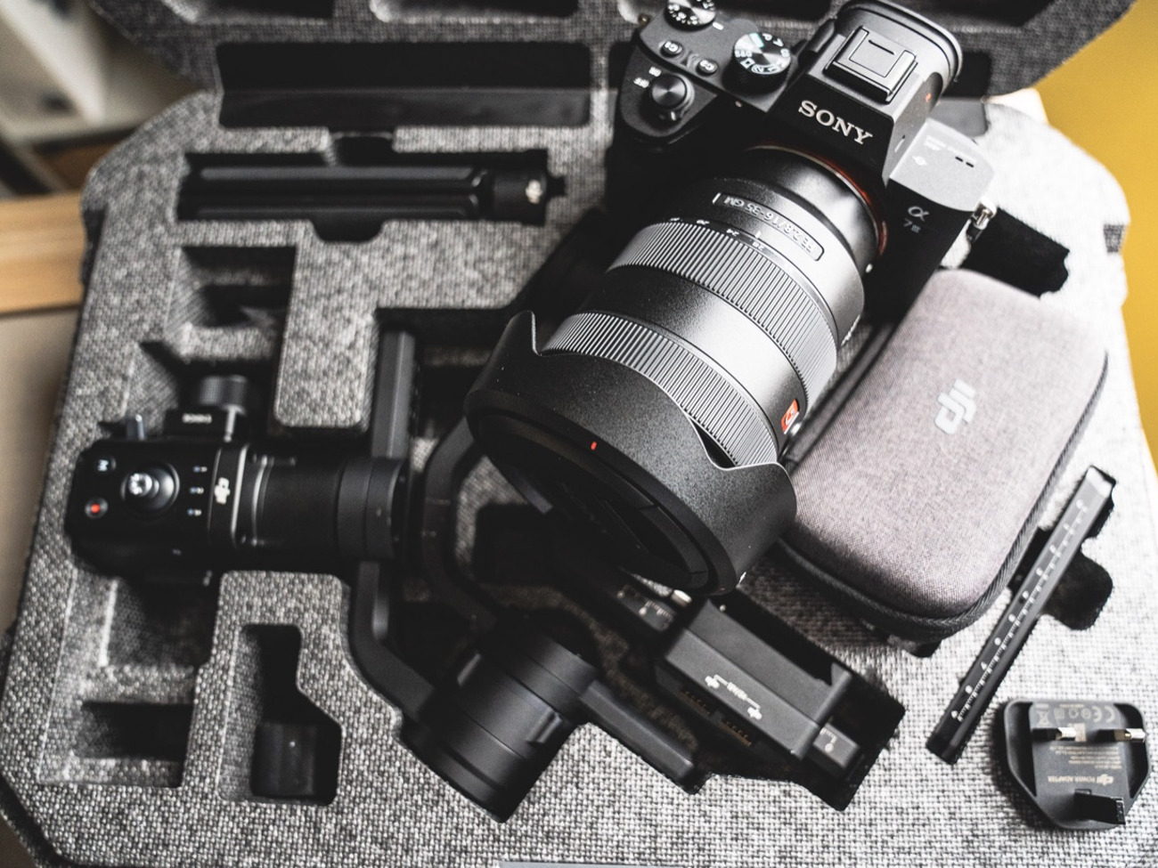 Sony a7iii + fe 24-70mm g lens + ronis s