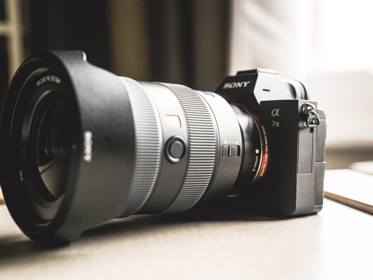 Sony a7iii + fe 16-35mm g master wide angle zoom lens